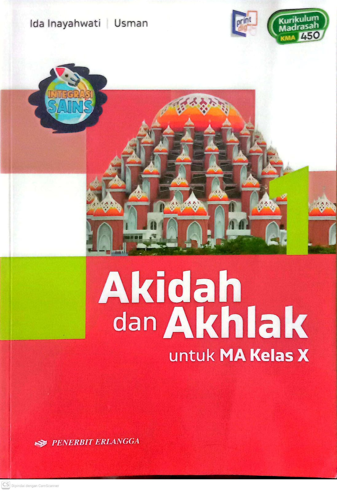 Akidah dan Akhlak UNTUK MA KELAS X KURMAD KMA 450
