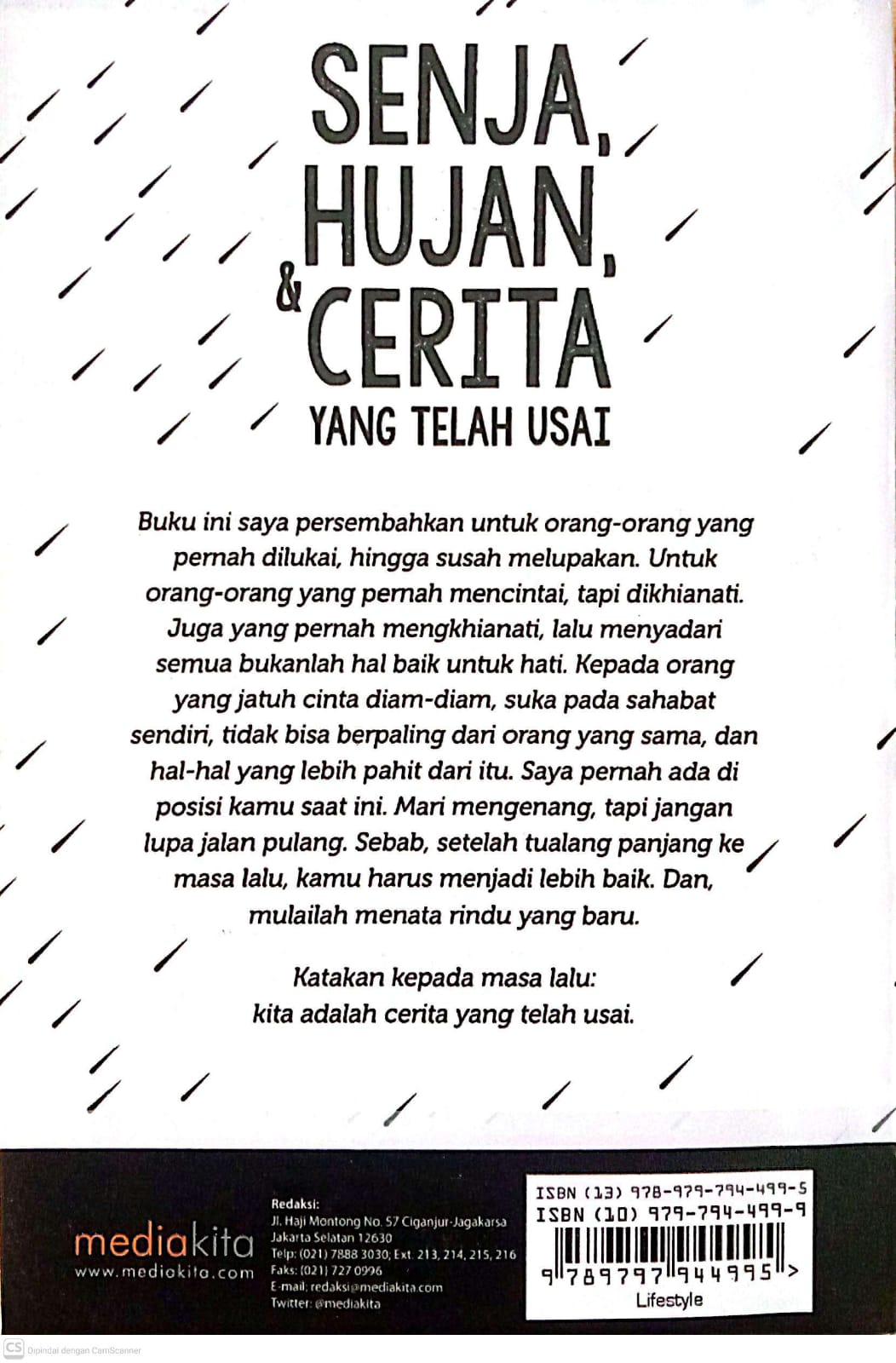 SENJA HUJAN DAN CERITA YANG TELAH USAI